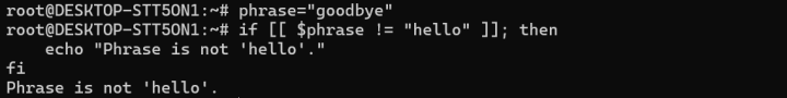 how to use bash if statements? (conditional logic in bash)